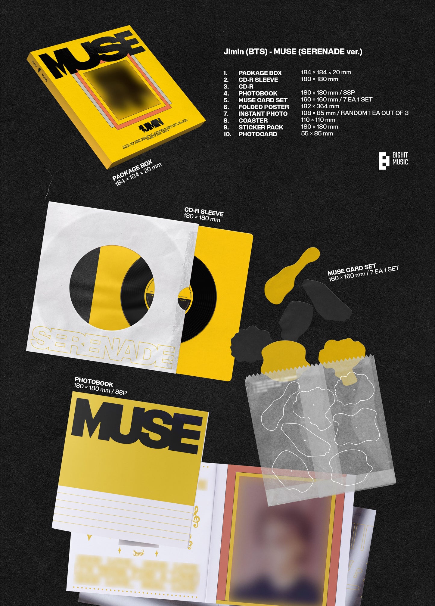 Jimin 2nd Solo Album – MUSE (Random)