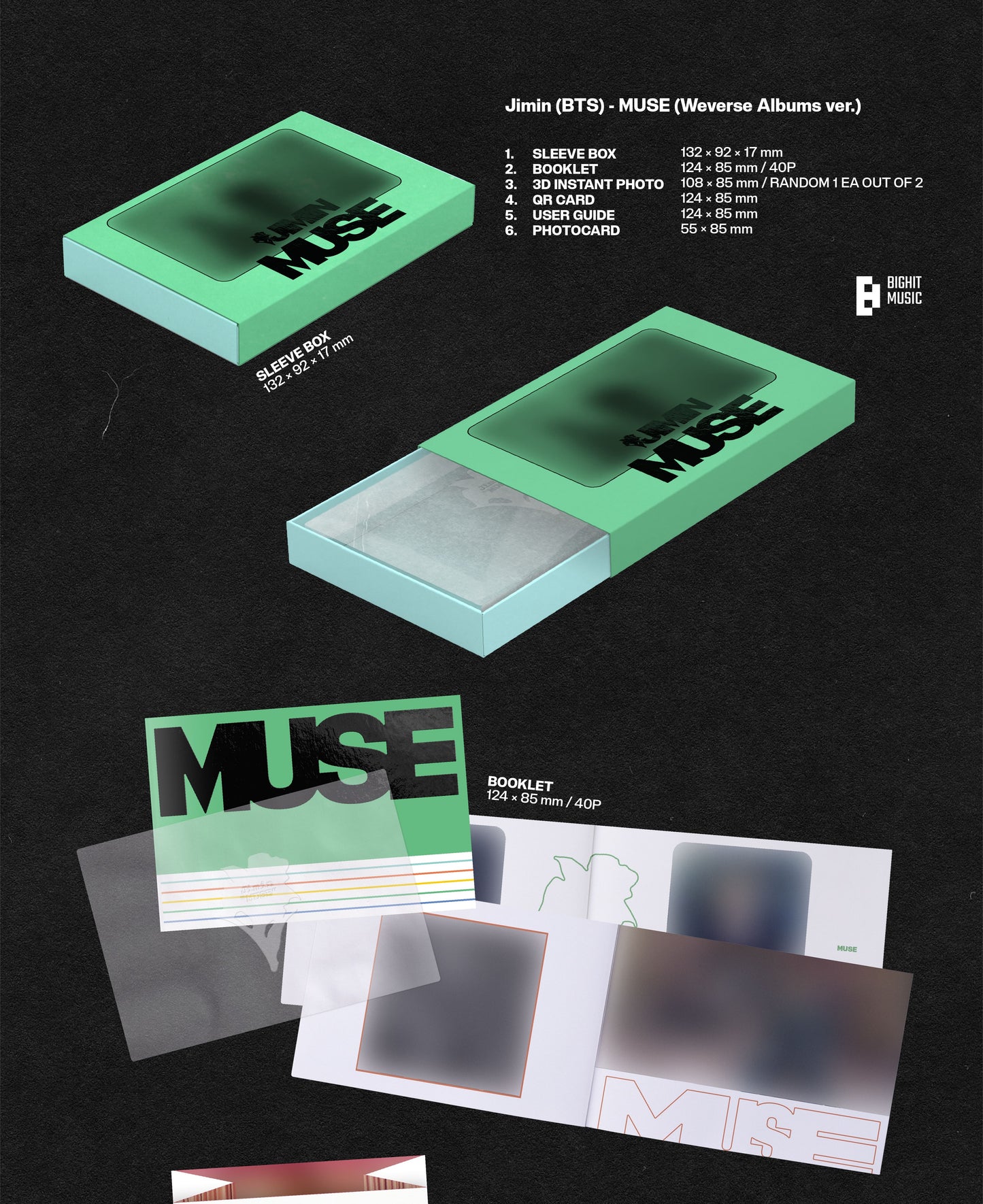 Jimin 2nd Solo Album – MUSE (Weverse Album)