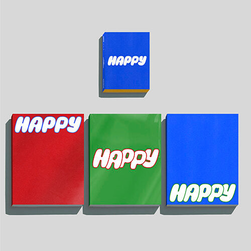 PRE-ORDER: Jin 1st Solo Album – Happy (3 Version Set + Weverse Albums Ver.)