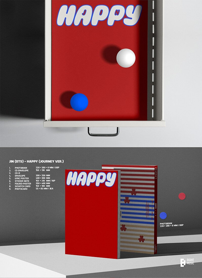 Jin 1st Solo Album – Happy