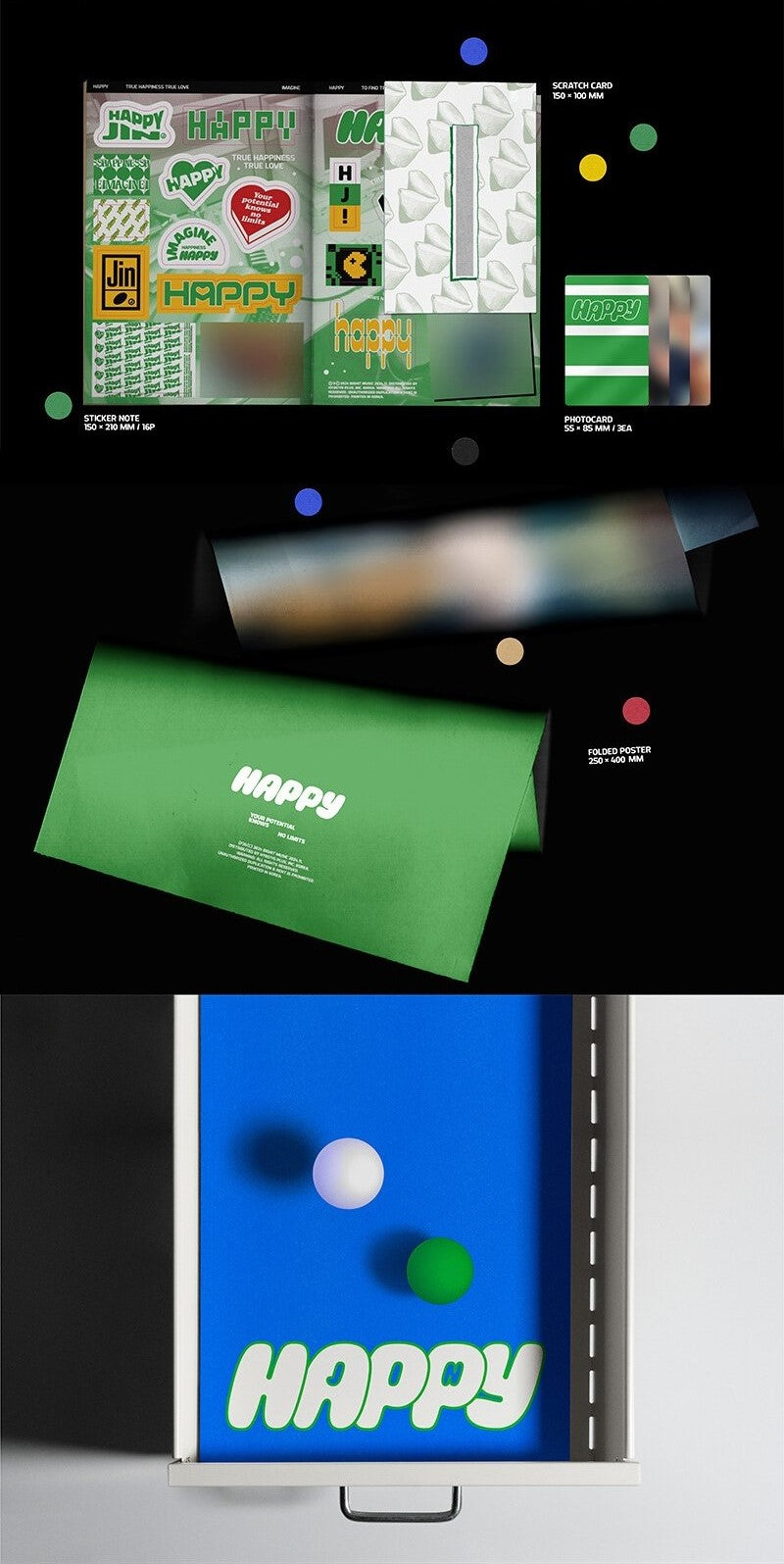 Jin 1st Solo Album – Happy