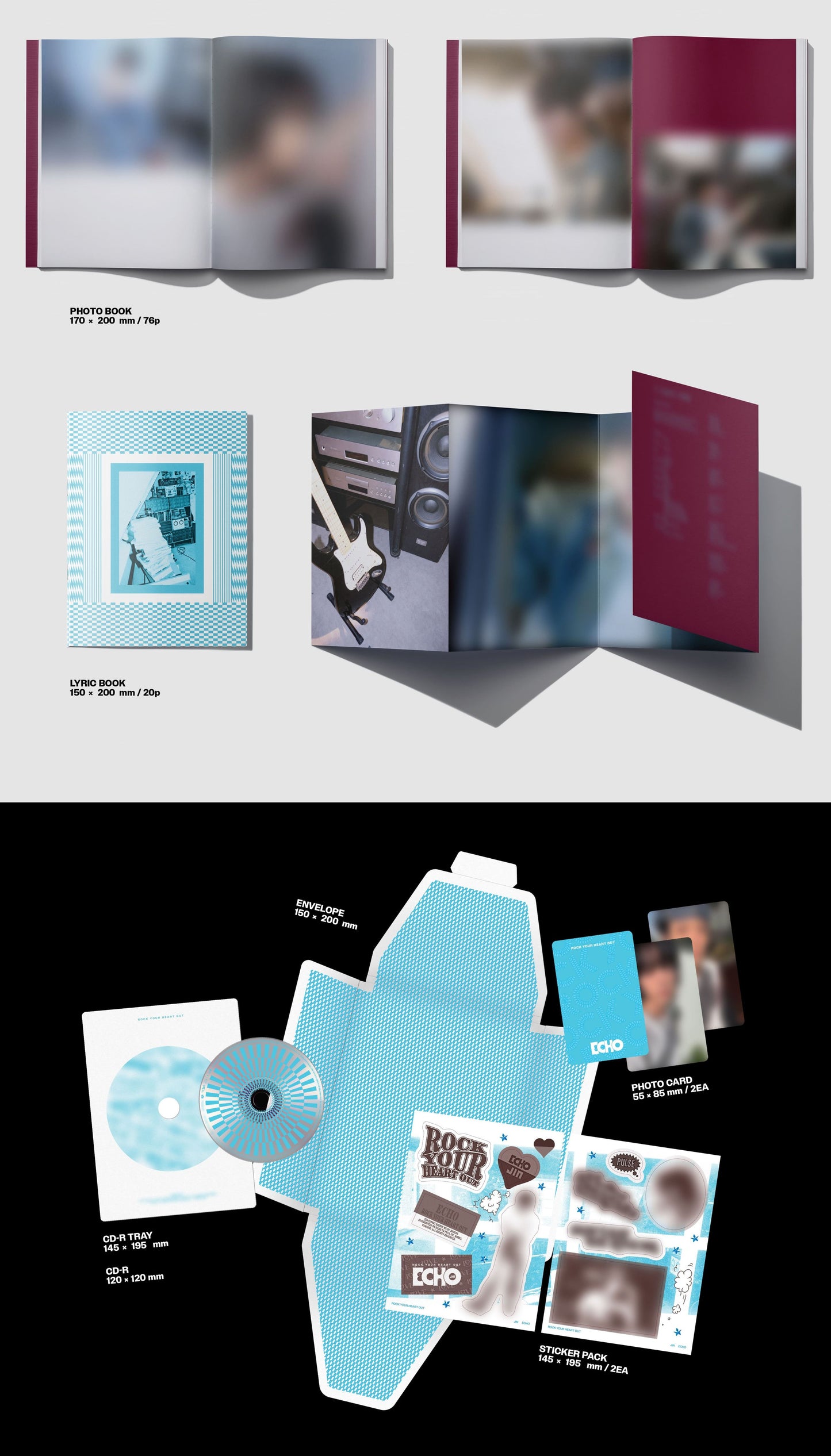 PRE-ORDER: Jin 2nd Solo Album – Echo (Random)