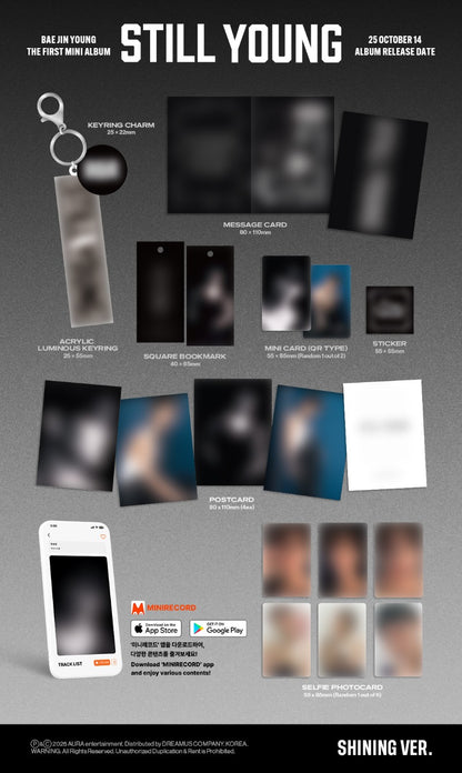 BAE JINYOUNG 1st Mini Album - STILL YOUNG (Platform Shining Ver.)