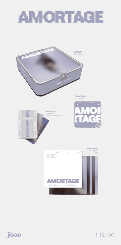 JISOO (Blackpink) Mini Album – AMORTAGE (APP Ver.)