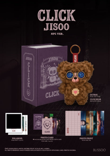 PRE-ORDER: JISOO Single Album - CLICK (NFC Ver.)