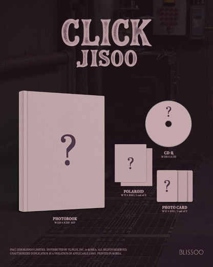 PRE-ORDER: JISOO Single Album - CLICK (Photobook Ver.)