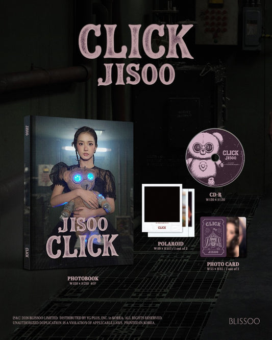 PRE-ORDER: JISOO Single Album - CLICK (Photobook Ver.)