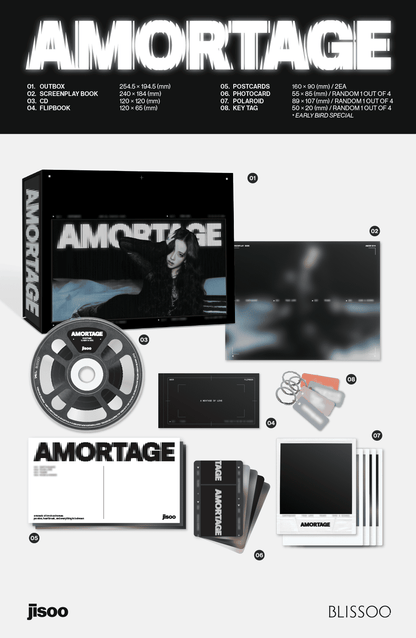 JISOO Mini Album – AMORTAGE (EXCLUSIVE EDITION) (Random)