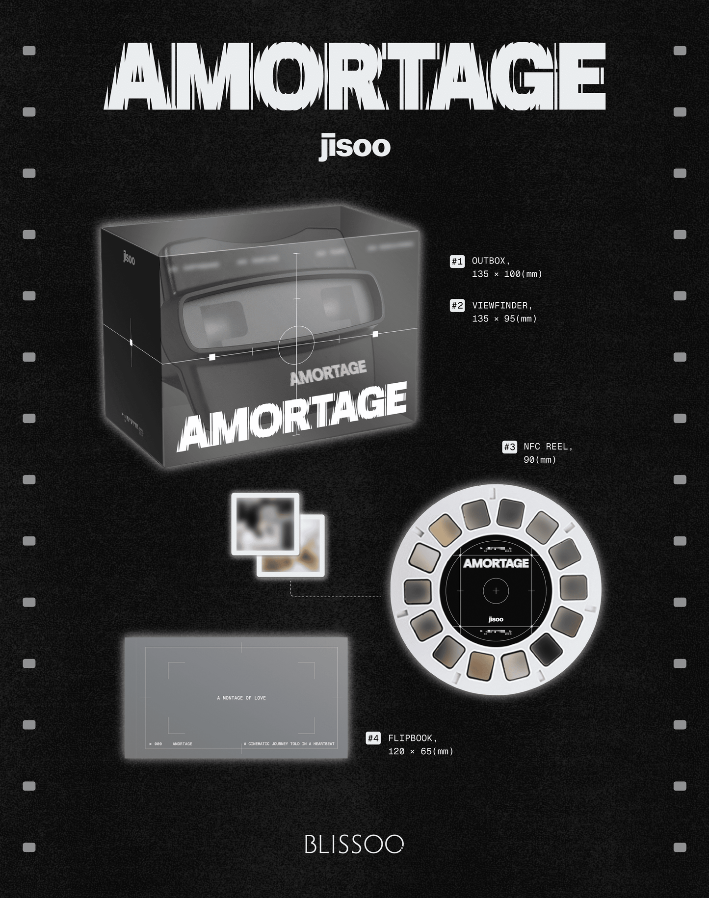 JISOO (Blackpink) Mini Album – AMORTAGE (REELS Ver.)