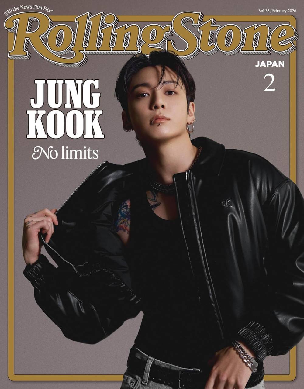 Rolling Stone Japan Vol.33 Magazine - Jungkook (February 2026)