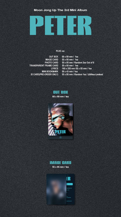 Moon Jong Up The 3rd Mini Album – PETER (PLVE Ver.)