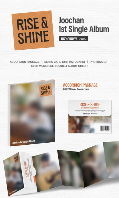 Joochan 1st Single Album - Rise & Shine (Ever Ver.)