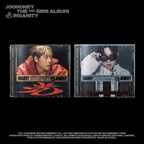JOOHONEY (Monsta X) The 2nd Mini Album - 光 (INSANITY) (Jewel Ver.) (Limited Edition) (Random)