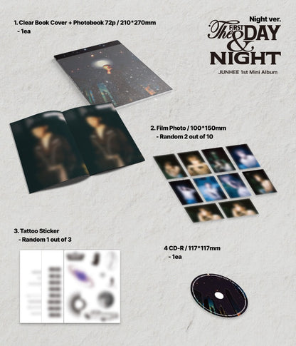 JUNHEE (A.C.E) 1st Mini Album - The First Day & Night (Random)