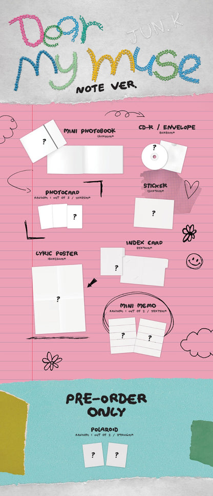 JUN. K – 4th Mini Album [Dear my muse] (NOTE Ver.)