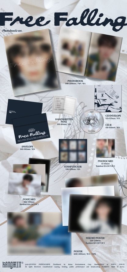 KANGMIN (VERIVERY) 1st Single Album - Free Falling (Photobook Ver.)
