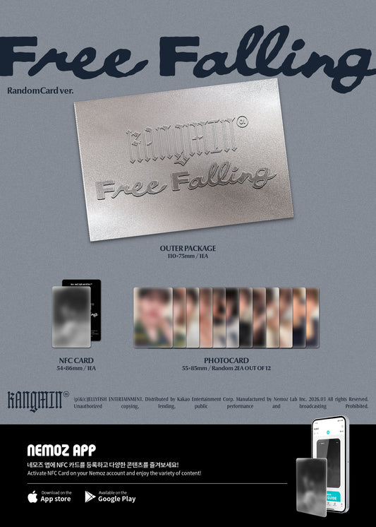 PRE-ORDER: KANGMIN (VERIVERY) 1st Single Album - Free Falling (RandomCard Ver.) (NEMO)