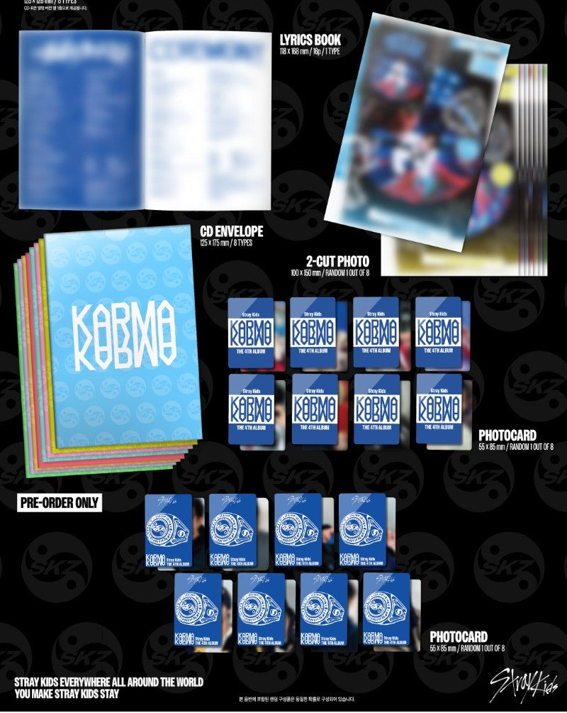 Stray Kids The 4th Album – KARMA (ACCORDION Ver.) (Random)