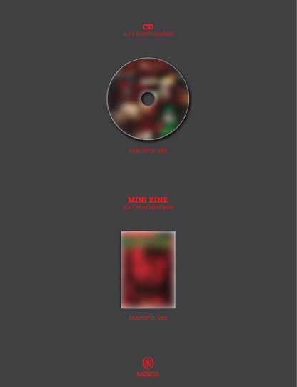 KATSEYE 2nd EP Album – BEAUTIFUL CHAOS (Random)