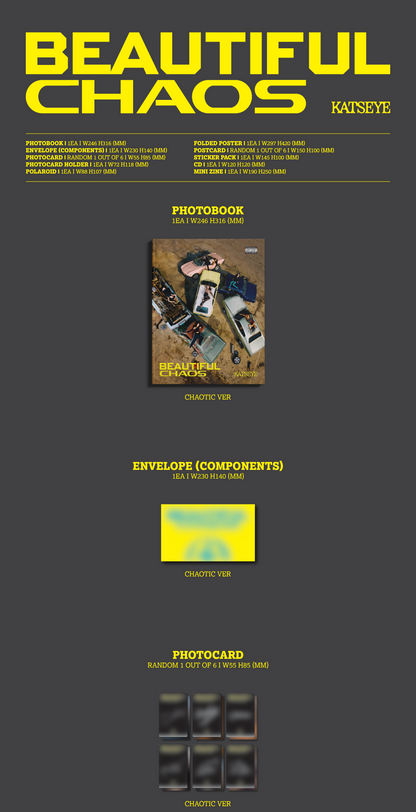 KATSEYE 2nd EP Album – BEAUTIFUL CHAOS (Random)