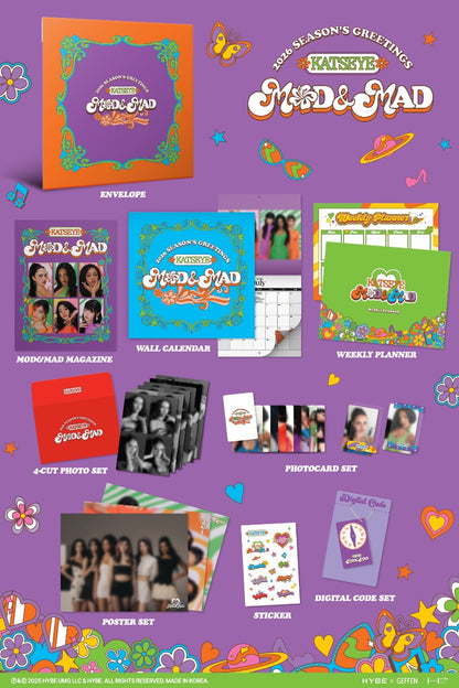 KATSEYE 2026 SEASON’S GREETINGS - MOD & MAD