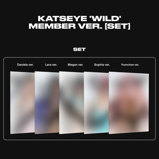 PRE-ORDER: KATSEYE 3rd EP Album - WILD (Member Ver.) (Random)