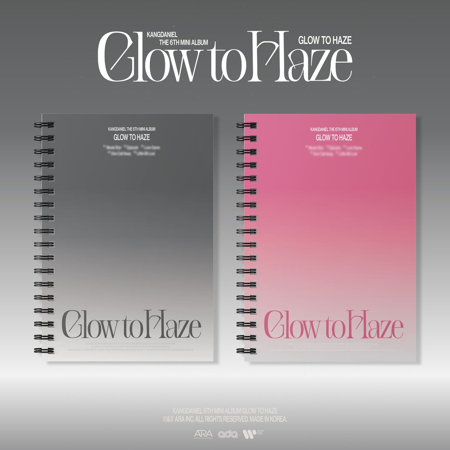 KANG DANIEL 6th Mini Album – Glow to Haze (Photobook Ver.)