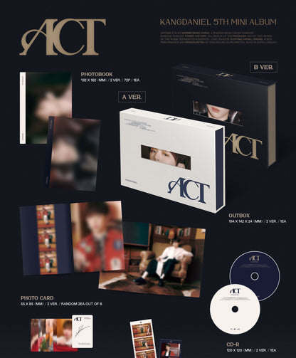 KANG DANIEL 5TH MINI ALBUM – ACT (Random)