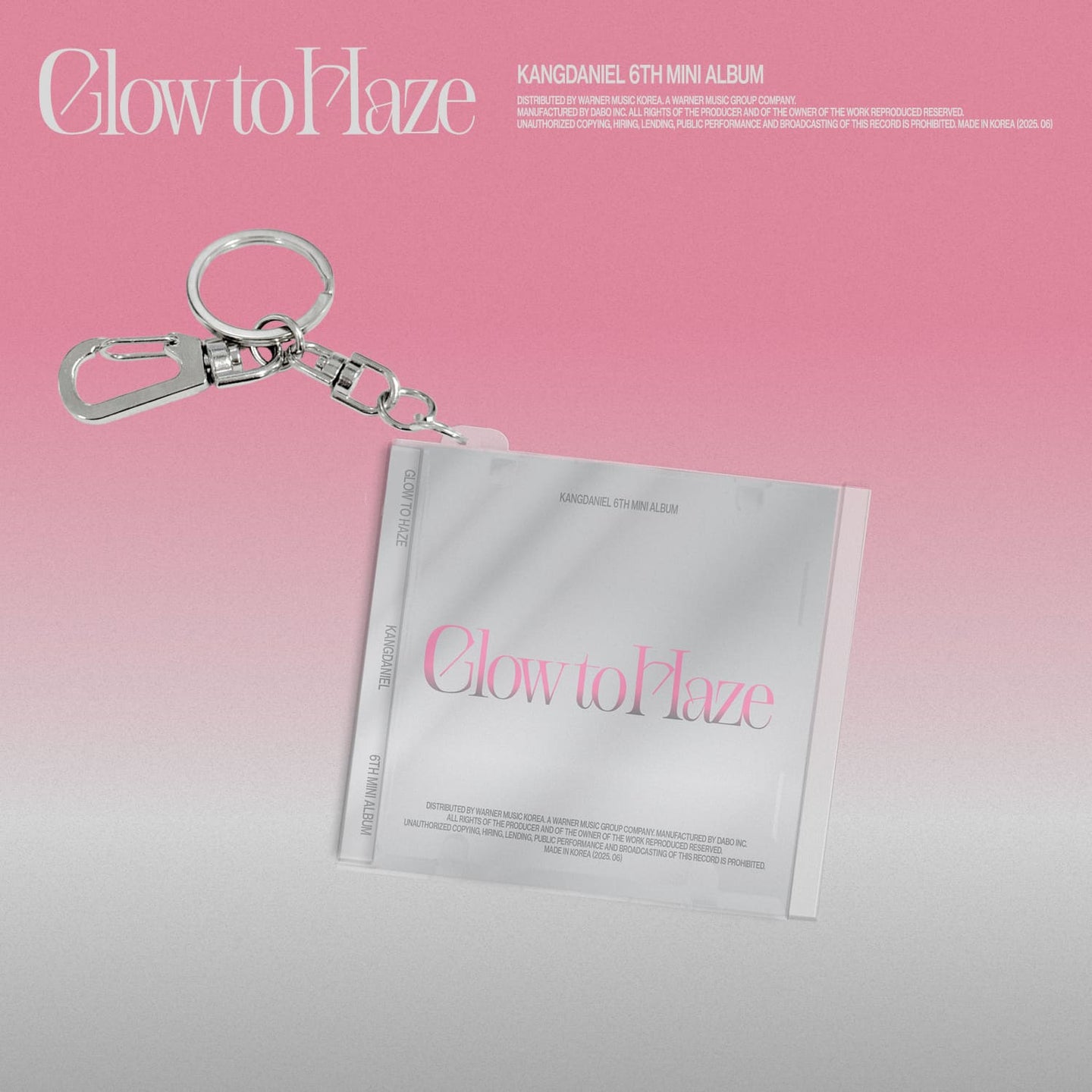 KANG DANIEL 6th Mini Album – Glow to Haze (MIini CD Keyring Ver.)
