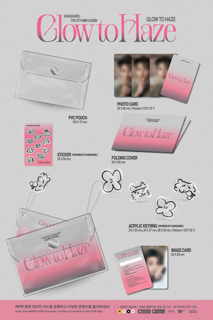KANG DANIEL 6th Mini Album – Glow to Haze (PVC Pouch Ver.)