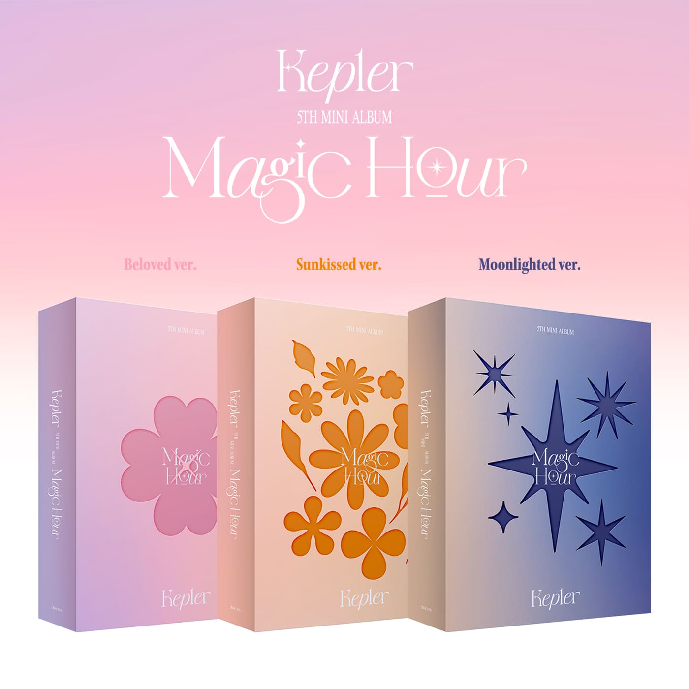 PRE-ORDER:  Kep1er Mini Album Vol. 5 – Magic Hour (Random)