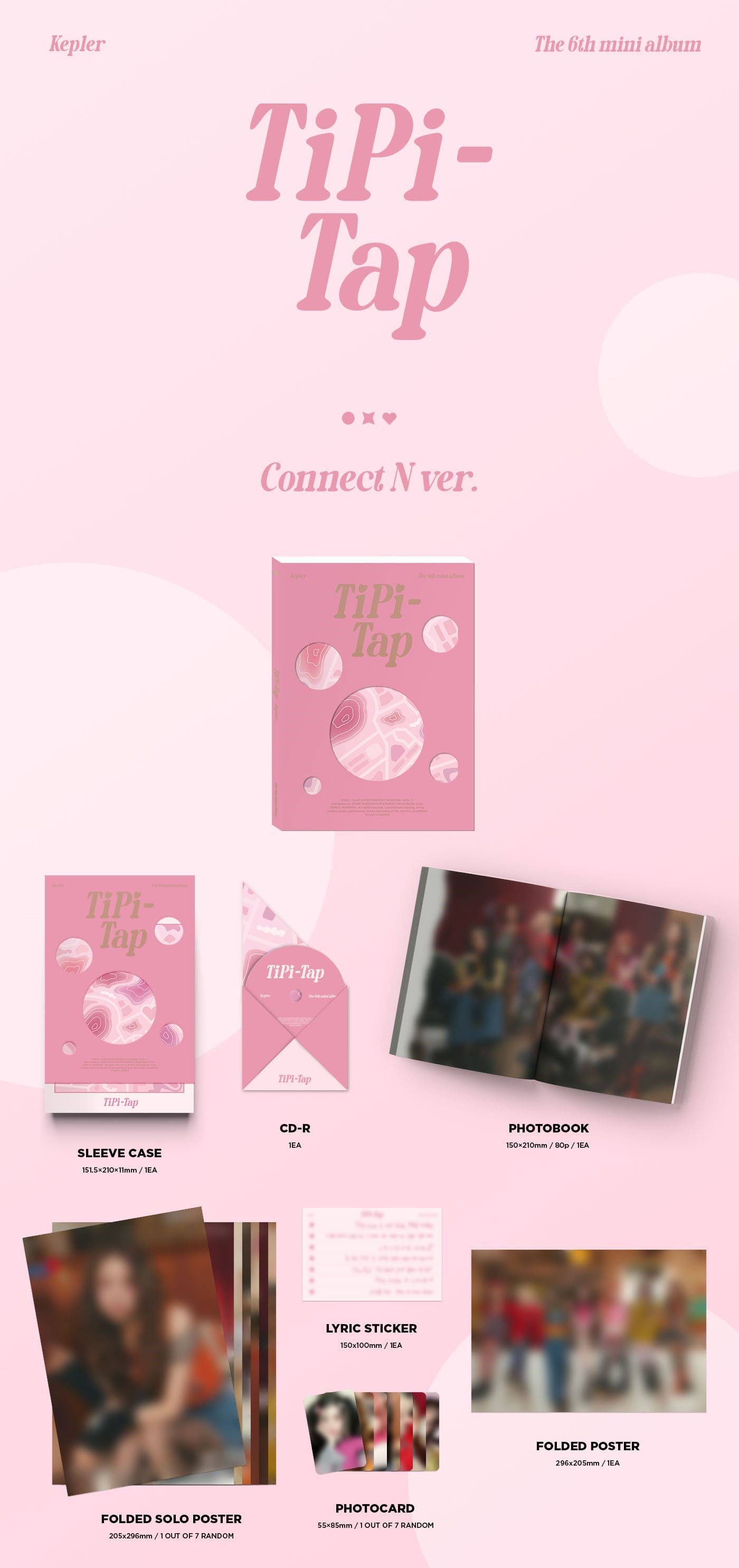 Kep1er The 6th Mini Album – TIPI-TAP (Random)