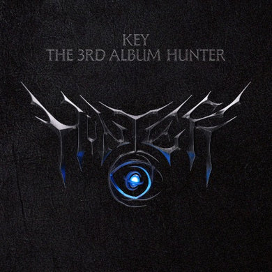 Album cover with text 'Key The 3rd Album Hunter' and a stylized logo on a black background
