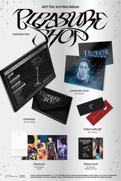 KEY The 3rd Mini Album – Pleasure Shop (Invitation Ver.)