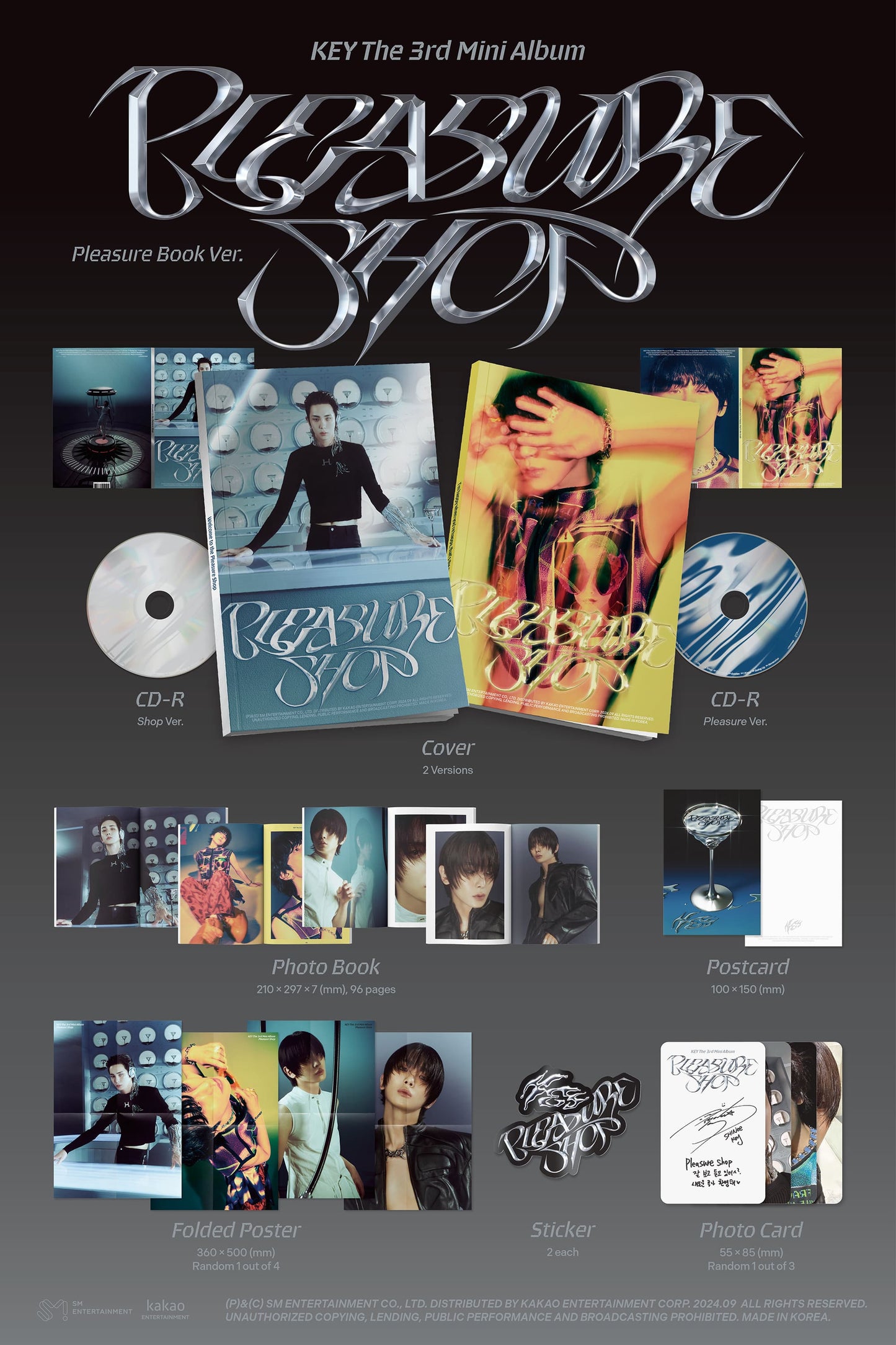 KEY The 3rd Mini Album – Pleasure Shop (Photo Book Ver.) (Random)
