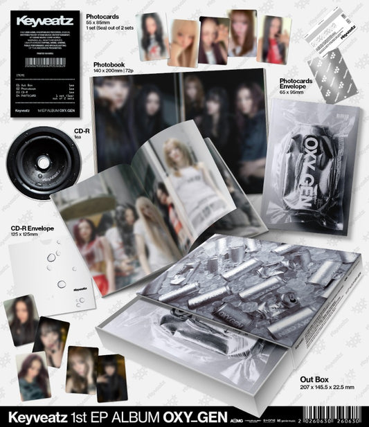PRE-ORDER: Keyveatz 1st EP Album - OXY_GEN