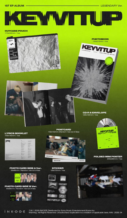 PRE-ORDER: KEYVITUP - 1st EP Album - KEYVITUP (Random)