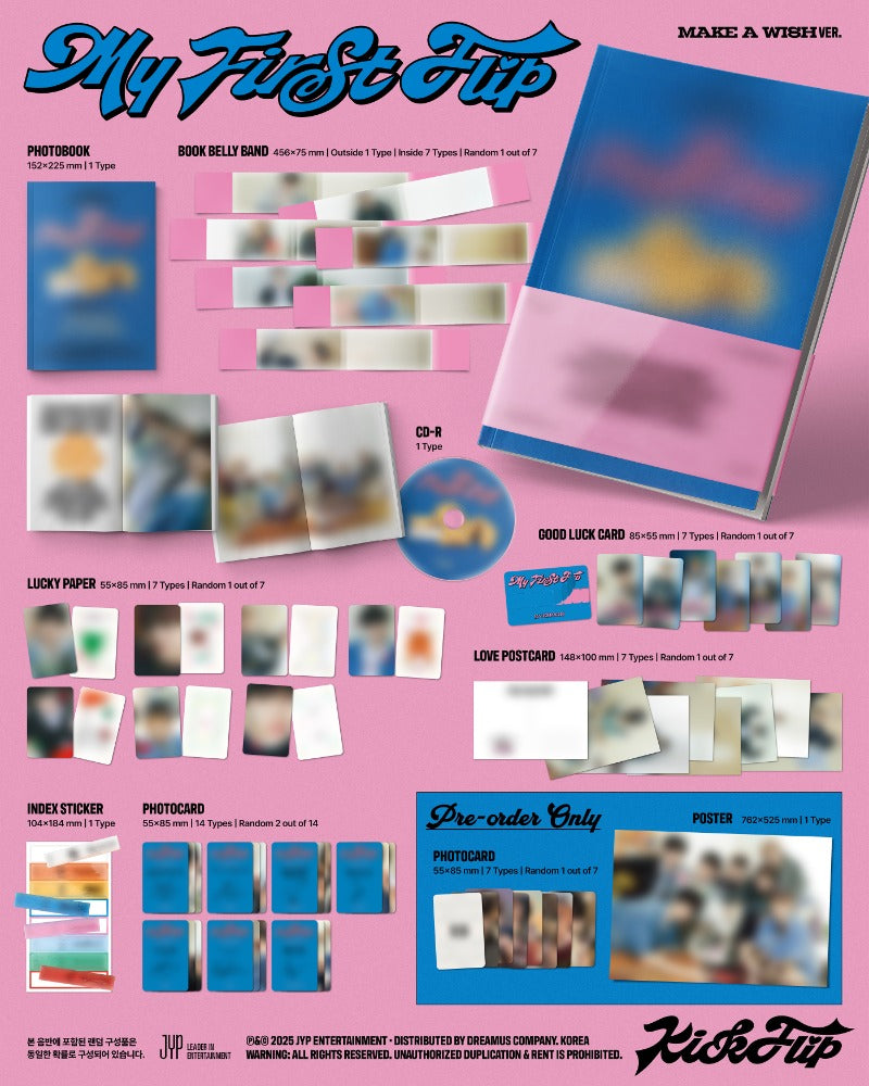KickFlip The 3rd Mini Album - My First Flip (Random)