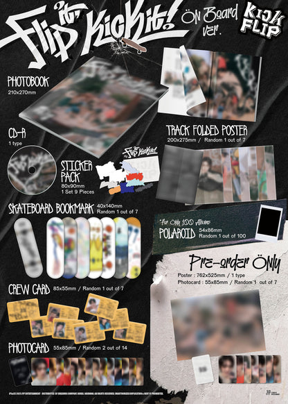 KickFlip 1st Mini Album – Flip it, Kick it! (Random)
