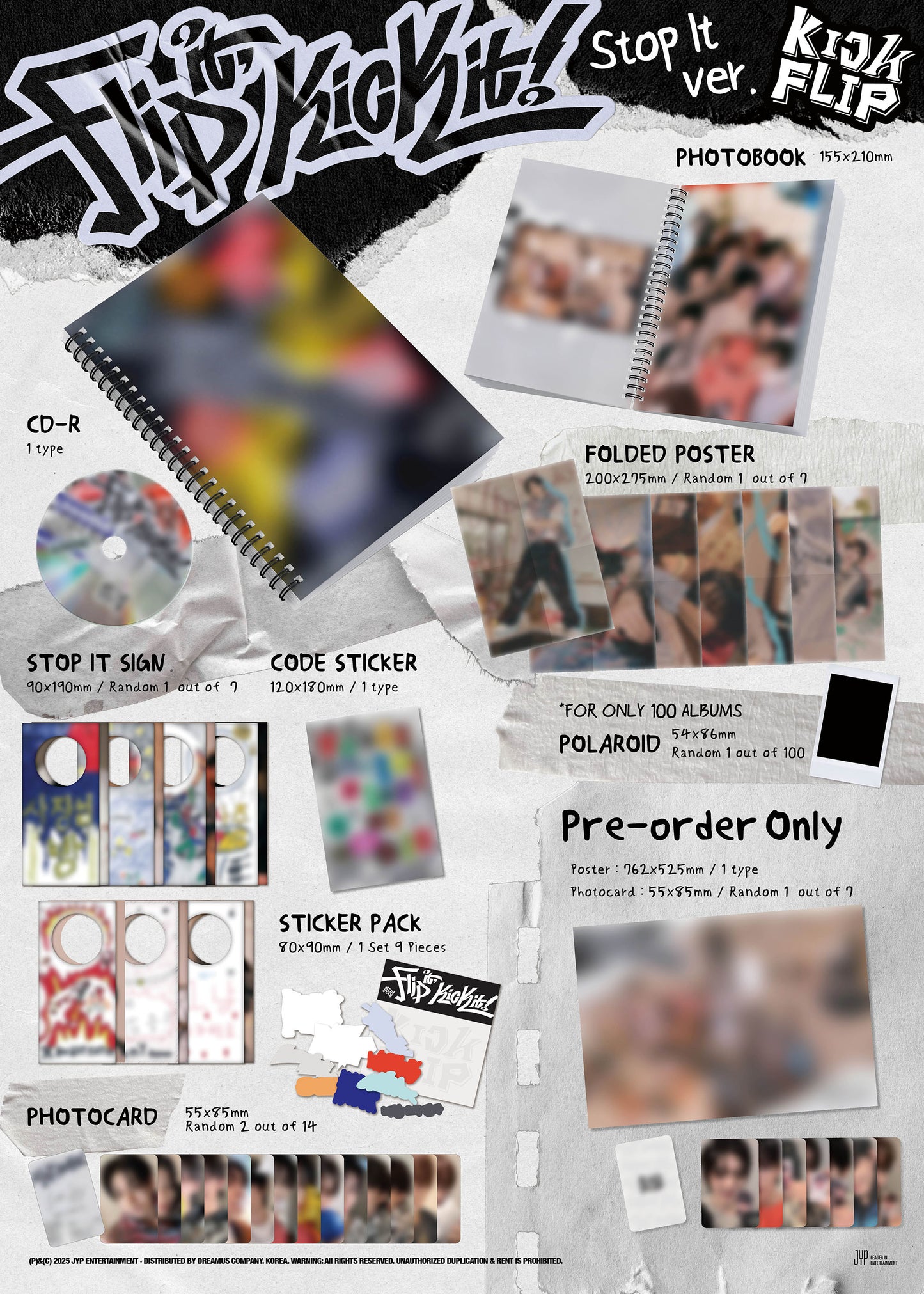 KickFlip 1st Mini Album – Flip it, Kick it! (Random)