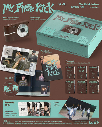 KickFlip The 4th Mini Album - My First Kick (Limited Ver.)
