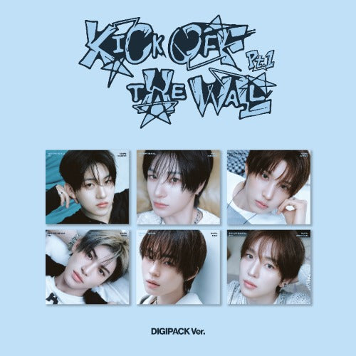 PRE-ORDER: KickFlip The 5th Mini Album - KICK OFF THE WALL Pt.1 (Digipack Ver.) (Random)