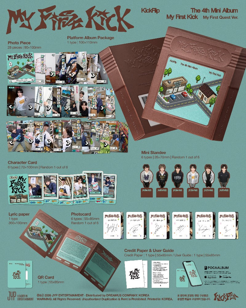 KickFlip The 4th Mini Album - My First Kick (My First Quest Ver.)