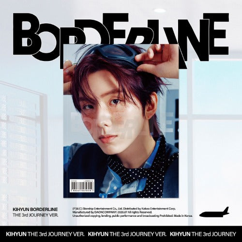 PRE-ORDER: KIHYUN 1st EP Album - BORDERLINE (The 3rd Journey Ver.)
