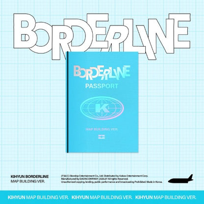 PRE-ORDER: KIHYUN 1st EP Album - BORDERLINE (Map Building Ver.) Limited Edition