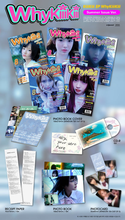 KiiiKiii 3rd EP Album - WhyKiiiKiii (Random)