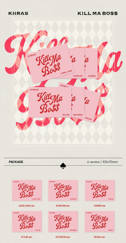 KIIRAS 1st Mini Album – KILL MA BO$$ (POCA Album Ver.) (Random)