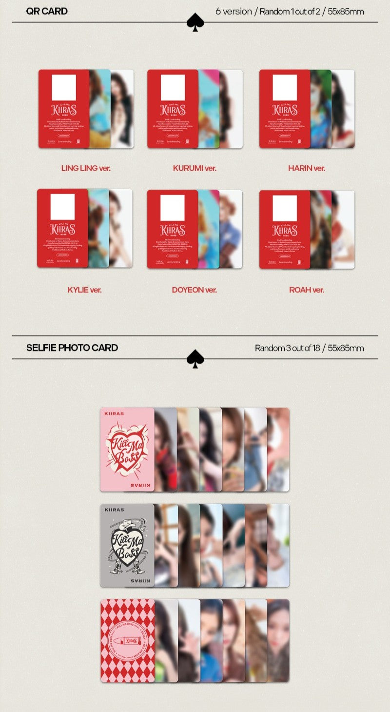 KIIRAS 1st Mini Album – KILL MA BO$$ (POCA Album Ver.) (Random)