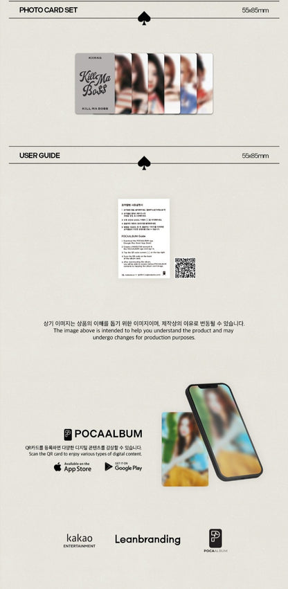KIIRAS 1st Mini Album – KILL MA BO$$ (POCA Album Ver.) (Random)