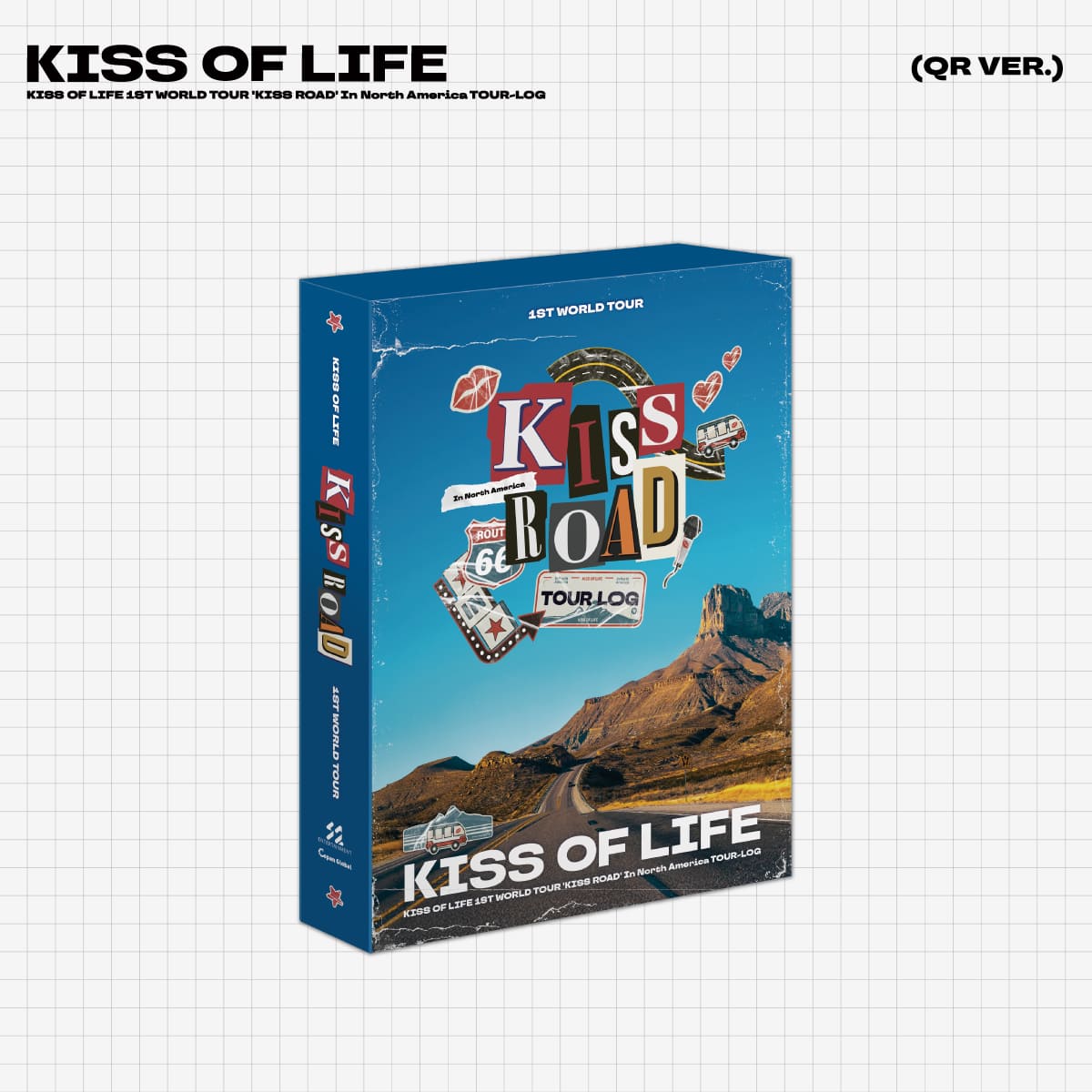 KISS OF LIFE – 1st World Tour ‘KISS ROAD’ In North America TOUR-LOG (QR)